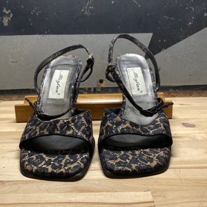 VINTAGE MEZLAN CHEETAH HEELS: MADE IN SPAIN | SIZE 9 M